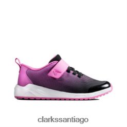Clarks aeon pace jnr f fit clarks rosas ZHDD044750 unisexo rosa