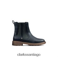 Clarks astrol orinf f fit clarks cuero marino ZHDD044565 unisexo cuero azul marino
