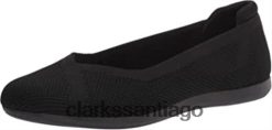 Clarks Bailarinas Clarks Carly Wish de punto negro para mujer ZHDD04521 mujer punto negro