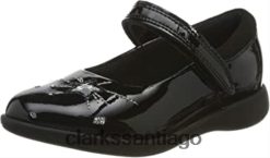 Clarks bailarinas de niña clarks eth spark negras ZHDD04595 niños
