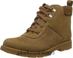 Clarks bota chukka heath go gtx k para niño clarks cuero tostado ZHDD04813 niños cuero marrón