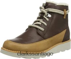 Clarks Botas chukka niño clarks color marrón Crown Warm K ZHDD041817 niños marrón