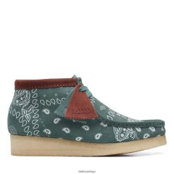 Clarks botas clarks wallabee ZHDD043153 mujer verde
