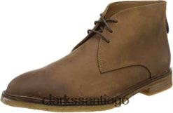 Clarks Botas clásicas lea clarks clarkdale bara marrón tostado oscuro para hombre ZHDD042104 hombres marrón oscuro bronceado lea