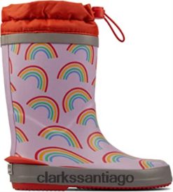 Clarks Botas de agua clarks tarri race kid sintéticas lila combi ZHDD041154 niños