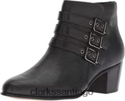 Clarks botas de moda maypearl milla para mujer clarks cuero negro caído ZHDD041117 mujer cuero negro caído