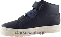 Clarks botas nova fun piel niño azul clarks ZHDD042653 niños