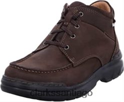 Clarks botas rockie 2 hi gore-tex nobuck marrón clarks ZHDD04204 unisexo