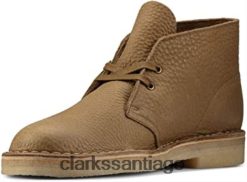 Clarks botas safari clarks de cuero oliva oscuro cuero oliva oscuro ZHDD04512 unisexo cuero oliva oscuro