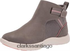 Clarks Botín clarks adella cove de color piedra textil para mujer ZHDD041755 mujer textil de piedra