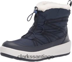 Clarks Botín clarks step north frost azul marino textil para mujer ZHDD041211 mujer textil azul marino