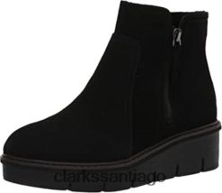 Clarks Botín mujer airabell vibe ante negro clarks ZHDD04774 mujer