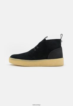 Clarks botines con cordones desert cup clarks negro ZHDD047165 unisexo negro