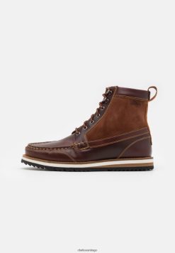 Clarks botines con cordones durston hi clarks british tan ZHDD047167 unisexo bronceado británico