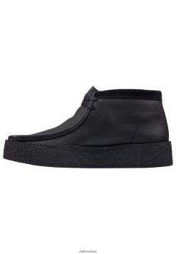 Clarks botines negros con cordones wallabee cup bt clarks ZHDD047164 unisexo negro