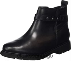 Clarks Botines niña clarks astrol soar k piel negro ZHDD042595 niños cuero negro