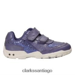 Clarks brite play fst g fit clarks morado ZHDD044677 unisexo púrpura