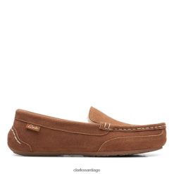 Clarks bronceado encerado chale tan clarks ZHDD046700 unisexo broncearse