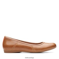 Clarks canebay cuero liso color canela oscuro clarks cuero canela oscuro ZHDD046485 unisexo cuero bronceado oscuro