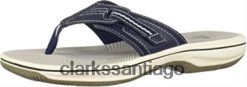 Clarks chanclas brinkley jazz de mujer azul marino sintético clarks ZHDD041820 mujer azul marino sintético