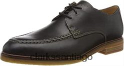 Clarks clarkdaleapron derbys para hombre clarks negro ZHDD042101 hombres cuero negro cuero negro