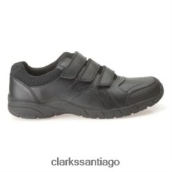 Clarks clarks air suffolk jnr negros ZHDD045003 unisexo negro