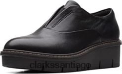 Clarks clarks airabell cielo negro cuero ZHDD0498 unisexo cuero negro