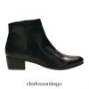 Clarks clarks amapola roja negra ZHDD044257 unisexo negro