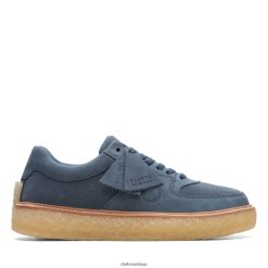 Clarks clarks ante azul sandford ZHDD043625 hombres gamuza azul