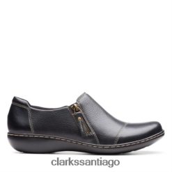 Clarks clarks ashland palm cuero negro ZHDD043901 mujer cuero negro