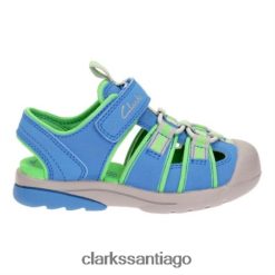 Clarks clarks beach mate fst f fit azul sintético ZHDD044862 unisexo azul sintético