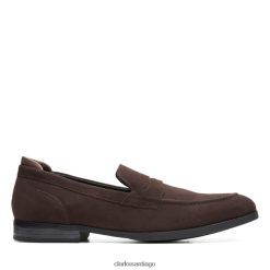 Clarks clarks bradish facilidad gamuza marrón oscuro gamuza marrón oscuro ZHDD046658 hombres gamuza marrón oscuro
