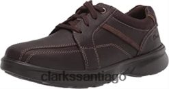 Clarks Clarks Bradley Walk Oxford de cuero caído marrón para hombre ZHDD041674 hombres