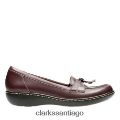 Clarks clarks burdeos cuero ashland bubble ZHDD043985 mujer cuero burdeos