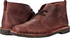 Clarks clarks bushacre 3 cuero burdeos ZHDD042561 unisexo
