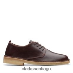 Clarks clarks castaño cuero desierto londres ZHDD044001 mujer cuero castaño