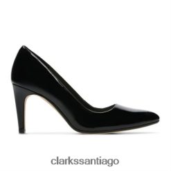 Clarks Clarks charol negro Laina Rae ZHDD044059 unisexo charol negro