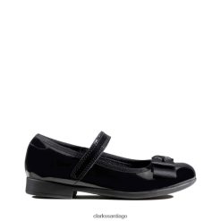 Clarks clarks charol negro scala tap kid charol negro ZHDD045841 unisexo charol negro