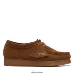 Clarks clarks cola ante wallabee ZHDD046041 unisexo gamuza cola