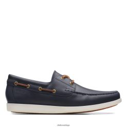 Clarks clarks costa ferius azul oscuro ZHDD043686 hombres azul oscuro