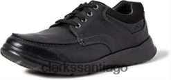 Clarks Clarks Cotrell Edge Oxford para hombre negro ZHDD041106 hombres lea aceitosa negra