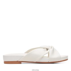 Clarks clarks cuero blanco puro giro ZHDD043241 mujer cuero blanco