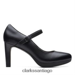 Clarks clarks cuero negro ambir brillo ZHDD043968 mujer cuero negro