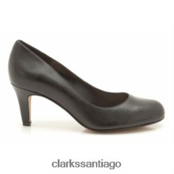 Clarks clarks cuero negro arista abe ZHDD044081 unisexo cuero negro