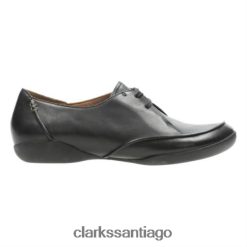 Clarks clarks cuero negro felicia vale ZHDD044065 unisexo cuero negro