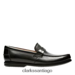 Clarks clarks cuero negro un gala step ZHDD044393 hombres cuero negro