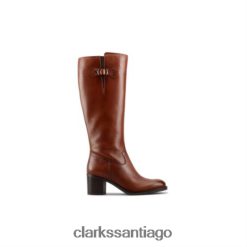 Clarks clarks cuero tostado oscuro mascarpone2 hi ZHDD044177 unisexo cuero bronceado oscuro