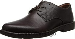 Clarks Clarks de cuero marrón para hombre Stratton Way Stratton Way ZHDD04305 hombres cuero marrón