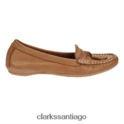 Clarks clarks de cuero tostado fe ZHDD044088 unisexo cuero marrón