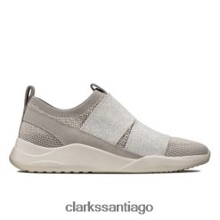 Clarks clarks de plata tamizar slip ZHDD044296 mujer plata
